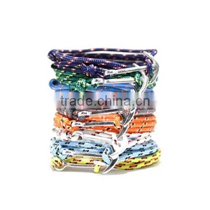 Hot New Bestselling Product Wholesale World Cup Mini Anchor Hemp Rope Bracelet Made in China thumbnail-1