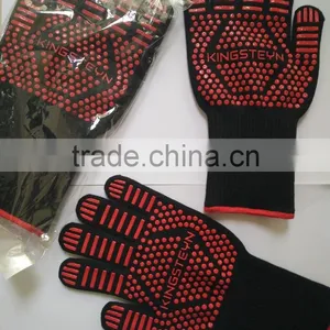 Wholesale Aramid Fiber Heat Resistant BBQ Gloves Cooking Gloves thumbnail-6