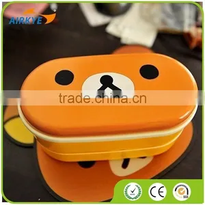 High Heat Resistance Double Layers Chopsticks Plastic Bento Lunch Box thumbnail-6