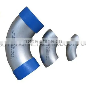 CNC Machine Stainless Steel Forged Sanitary Drawbench Polish Brush Finish 90 Degree Elbow thumbnail-1
