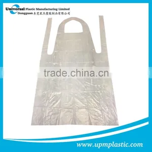 Disposable One Time Used Food Processing Plastic LDPE Aprons thumbnail-1