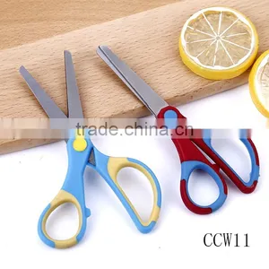 Superior Quality Student Scissors With Soft PP TPR Grip Handles thumbnail-4