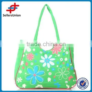 Flower Print Design Beach Bags thumbnail-1