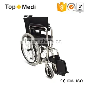 TOPMEDI Foldable Manual Cheap Aluminum Wheelchair thumbnail-5