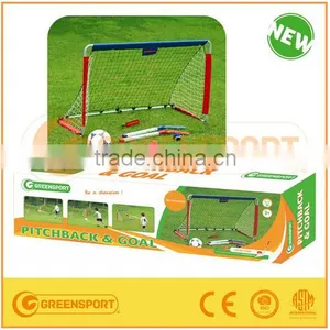 GSSP8S Metal Hockey Goal Set With Sticks and Ball thumbnail-1