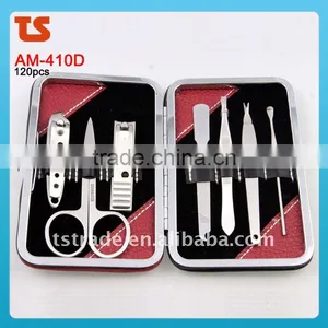 2014 5PC Professional Stainless Steel Nail Manicure Set Tools AM-410D thumbnail-1