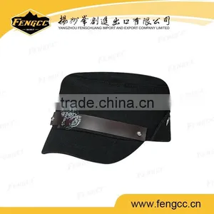 High Quality Checked Fabric Army Cap/Military Cap/Army Winter Hat thumbnail-6