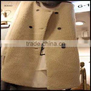 Ladies Elegant Winter Coat Long Winter Trench Vest Ladies Lamb Long Winter Coats thumbnail-5