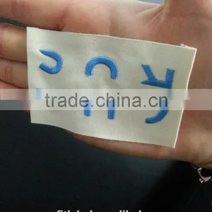 China Factory Custom Embroidery Letter Patches Woven Label Patch for Cloth thumbnail-1