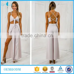2016 Split Front Design Light Weight Pants With the Matching Crop Top thumbnail-1