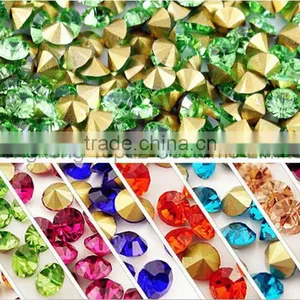 Wholesale Chaton Point Back Rhinestone Strass Bead for Garment thumbnail-1