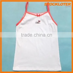 Pink Stripe Cotton Camisole for Girls Stocklot thumbnail-3