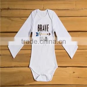 100% Cotton Onesie Baby Romper Baby Long Sleeve Romper thumbnail-5