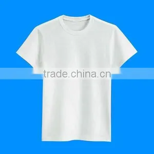 2016 New Casual Fashionable Blank Round- Collar Men's Short Sleeve T-shirt thumbnail-2