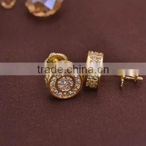 LSE851 Screw Back Men Earrings thumbnail-1