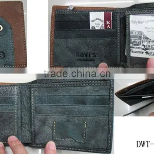 Fashion Hot Real Leather Patches Work Man Popular Notecase thumbnail-1