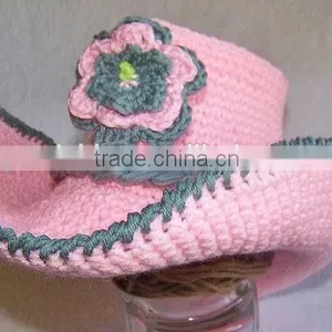 Wholesale Hot Sale Kids Cowboy Clothes Set Crochet Handmade Hats Clothing For Baby thumbnail-5