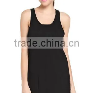 2017 Cheapsale China Supplier Blank T-Shirt Loose Solid Color Summer Casual Women Dress thumbnail-3