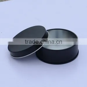 R1885H Black Matt Colour Round Tin Can 250ml Aluminium Tin Black thumbnail-1