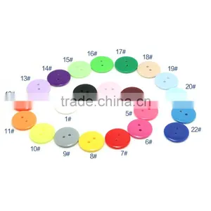 Colorful Different Size 2-Holes Decorated Buttons Craft Plastic Button Round thumbnail-4
