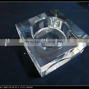 Square Shape Crystal Candlesticks thumbnail-1