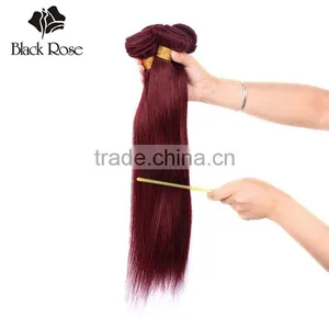 Black Rose Wholesale 3 Bundles Red Brazilian Hair Weave, Color 99j Virgin Brazilian Hair Bundles thumbnail-6