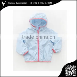 Kids Sunproof Zipper With Hood Sports Jacket thumbnail-1