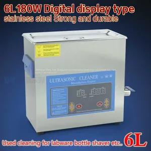 6L 180W Display Ultrasonic Cleaning Machine Ultrasonic Washing Machine for Clocks and Watches Parts thumbnail-2