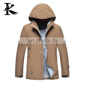 Hard Shell Rain Jacket All Seam Seal Waterproof Coat thumbnail-1