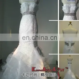 EB1238 Elaborate Lace With Delicate Beaded Tube Top Bridal Wear Bridal thumbnail-1