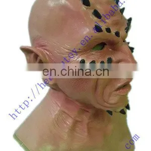 Horror Full Overhead With Neck Monster Alien Halloween Realistic Mask thumbnail-1