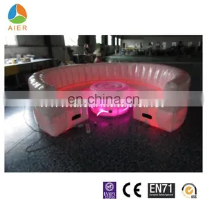 Fashon Inflatable Sofa Chair,LED Inflatbale Sofa With Table thumbnail-2