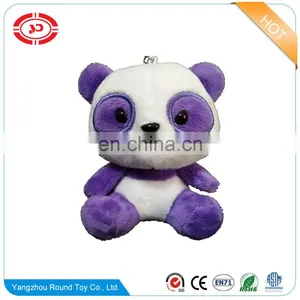 Purple Panda Plush Soft Stuffed Kids Gift Keychain Cheap Fancy CE Toy thumbnail-6