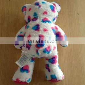 Rainbow Colorful Bear With Full Heart Nice Hot Sale Plush Bear Toy thumbnail-3