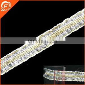 1.5cm Gold Lace for Dress Made in China thumbnail-1