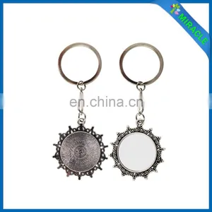 Miracle Oval Series Peacock Sublimation Keyring thumbnail-4