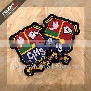 Wholesale Custom Private Woven Embroidery School Uniform Logo Name Badge thumbnail-4