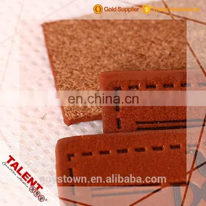 Custom Hot Stamping Brand Logo Decorate Original Leather Patch for Garment thumbnail-3