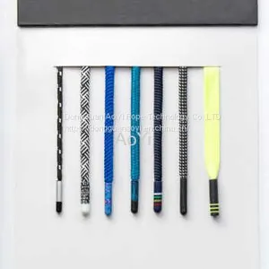 Jacquard Shoelaces With Bullet Tips thumbnail-1