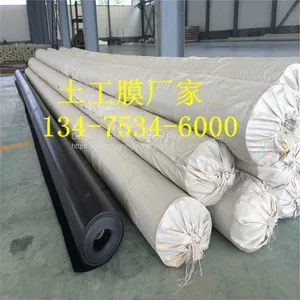High Density Polyethylene Geomembrane is Used in Swimming Pool Farms. Thickness 0.7mm thumbnail-1
