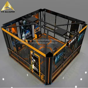Immersive Virtual Reality War Battle Motion Simulator Equipment 9D VR Multiplayer Shooting Game Machine thumbnail-3