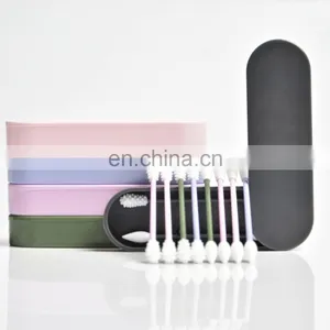 New Product Ideas 2019 Amazon Hot Sale Reusable Silicone Cotton Swabs Sticks Silicone Swab Ear Cleaning Bud Stick thumbnail-3