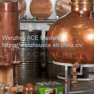 Ace Traditional Technique Cognac Pot Still Red Copper Brandy Charente Distiller thumbnail-3