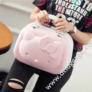 ABS PC Cosmetic Case Women Beauty Travel Make Up Luggage thumbnail-2