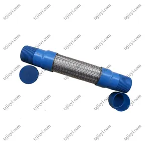 Male Connection Stainless Steel 304 High Pressure Steam Metal Braided Hose Outer Braided Mesh Sleeve thumbnail-1
