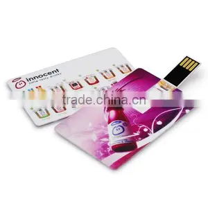 Promotional Super Thin Credit Card Usb Flash Drive Quality Choice thumbnail-1