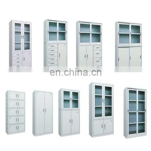 Glass Window Cold Rolled Steel School Chemistry Storage Lab Cabinet thumbnail-2