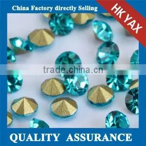 T0701 Sun/Hyacinth Machine Cut Round Shape Fancy Point Back Crystal Strass for Dancing Shoes thumbnail-6