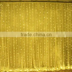Decorating Holiday Wedding Curtain Lights Icicle String Lights HNL099 thumbnail-6