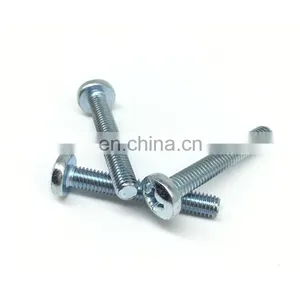 Carbon Steel Black Zinc GB818 Cross Pan Head Machine Screw thumbnail-4